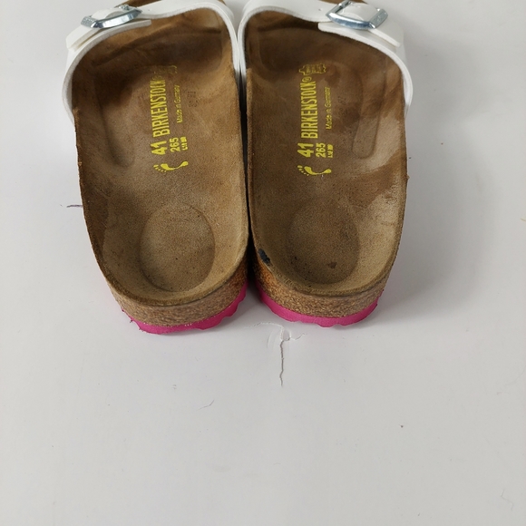 Birkenstock White Sandals - 41 Narrow (Women’s 10.5) - Picture 4 of 10
